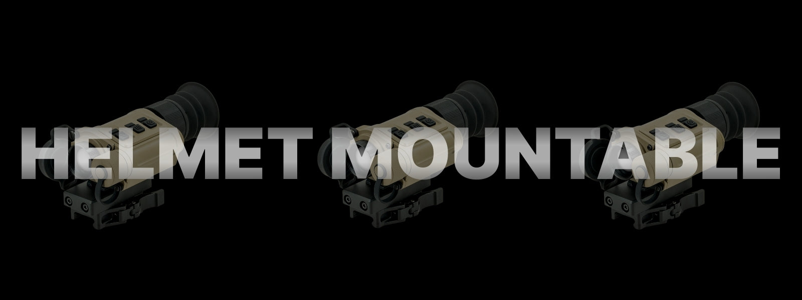 Helmet-Mountable Thermal Optics & Hands-Free Scanners